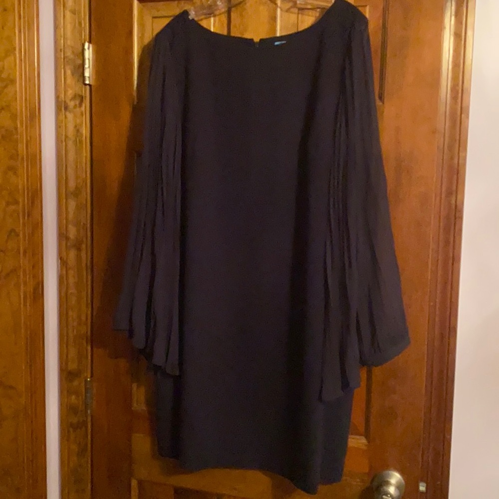Tahari dress with statement sleeves